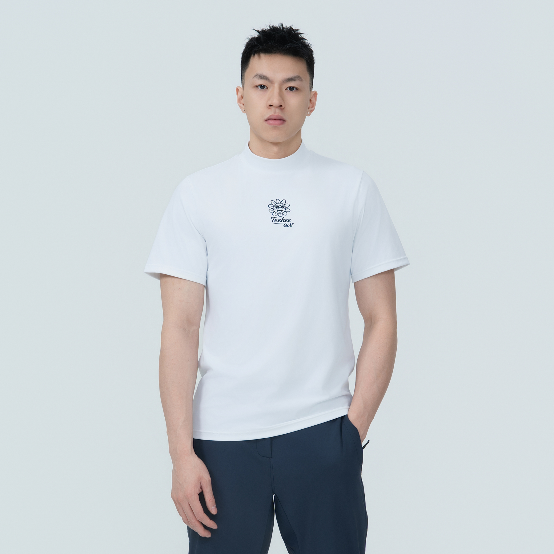 High-Neck Quick-Dry Short Sleeve (Unisex)