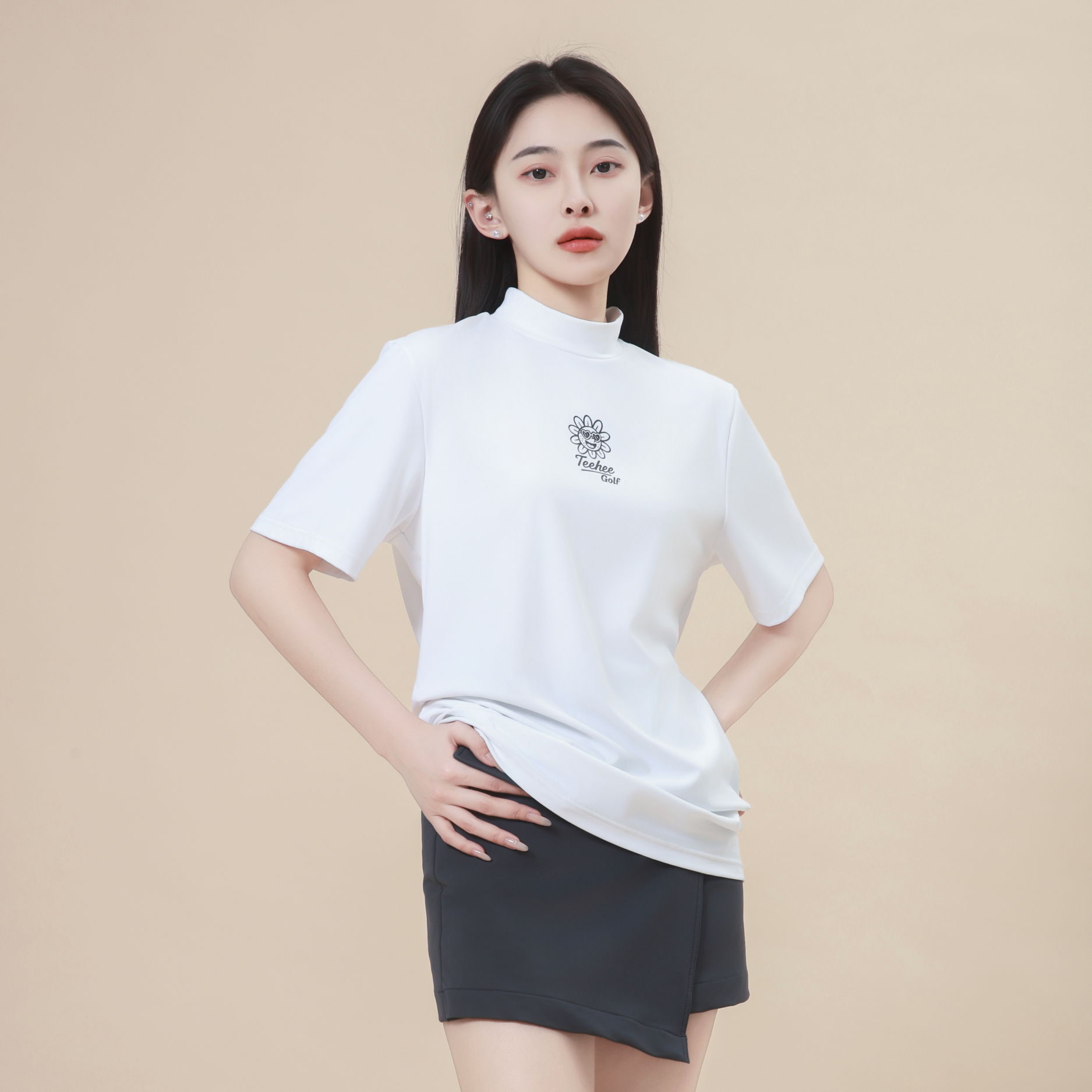High-Neck Quick-Dry Short Sleeve (Unisex)