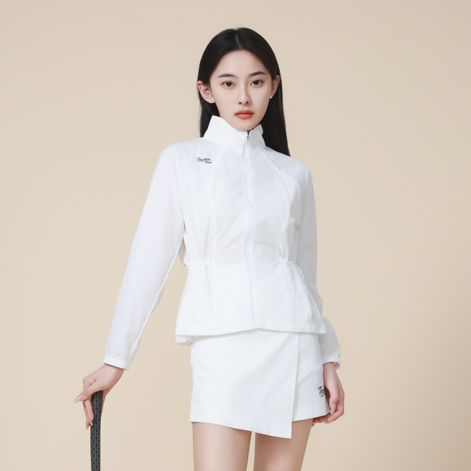 Drawstring Lightweight Windbreaker